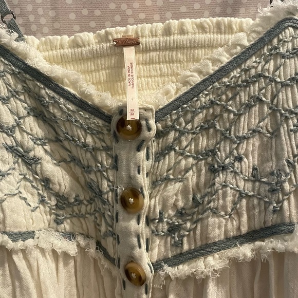 Free People Linda Jo midi dress in Gardenia (NWOT) - Picture 7 of 9